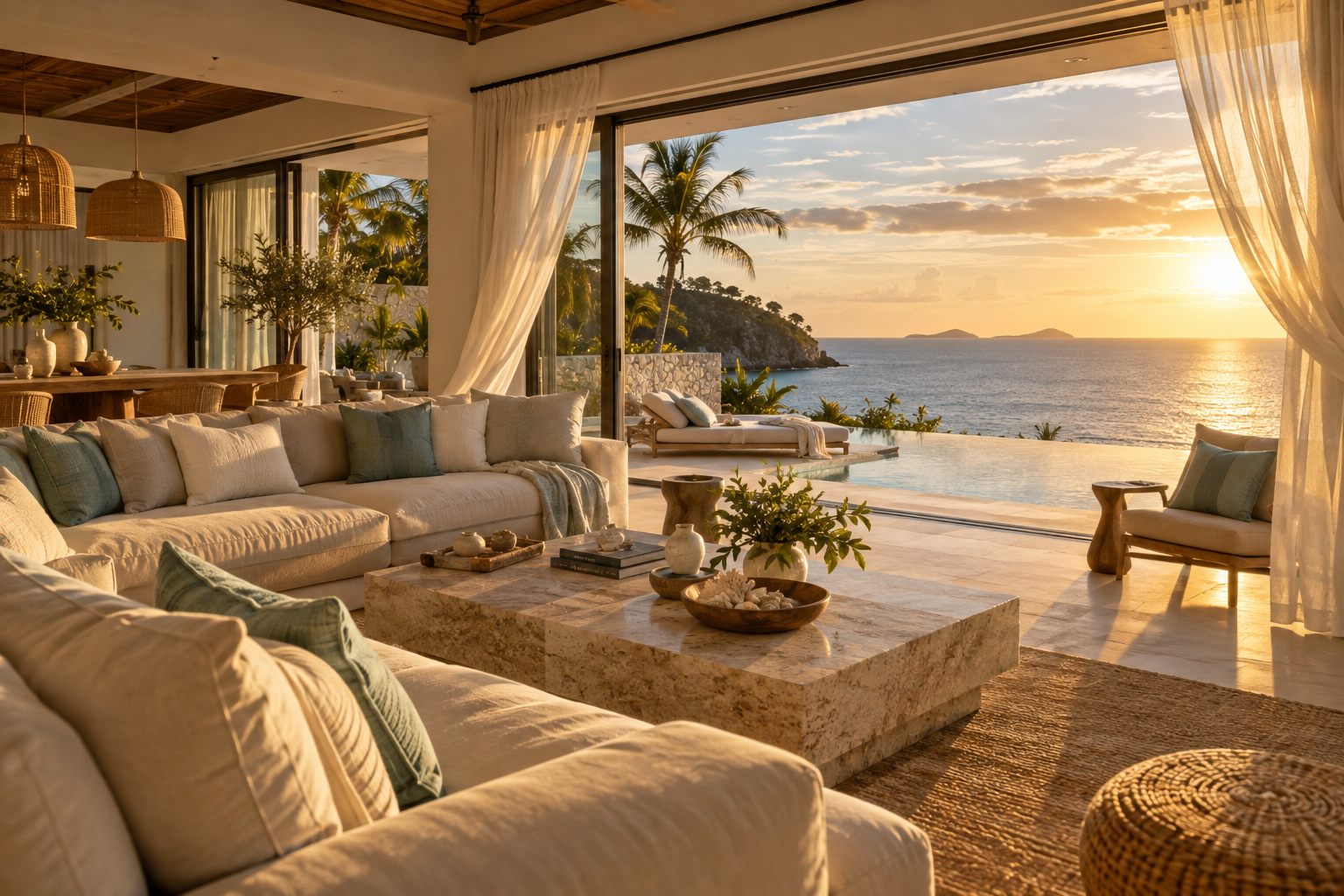 Open-plan living room